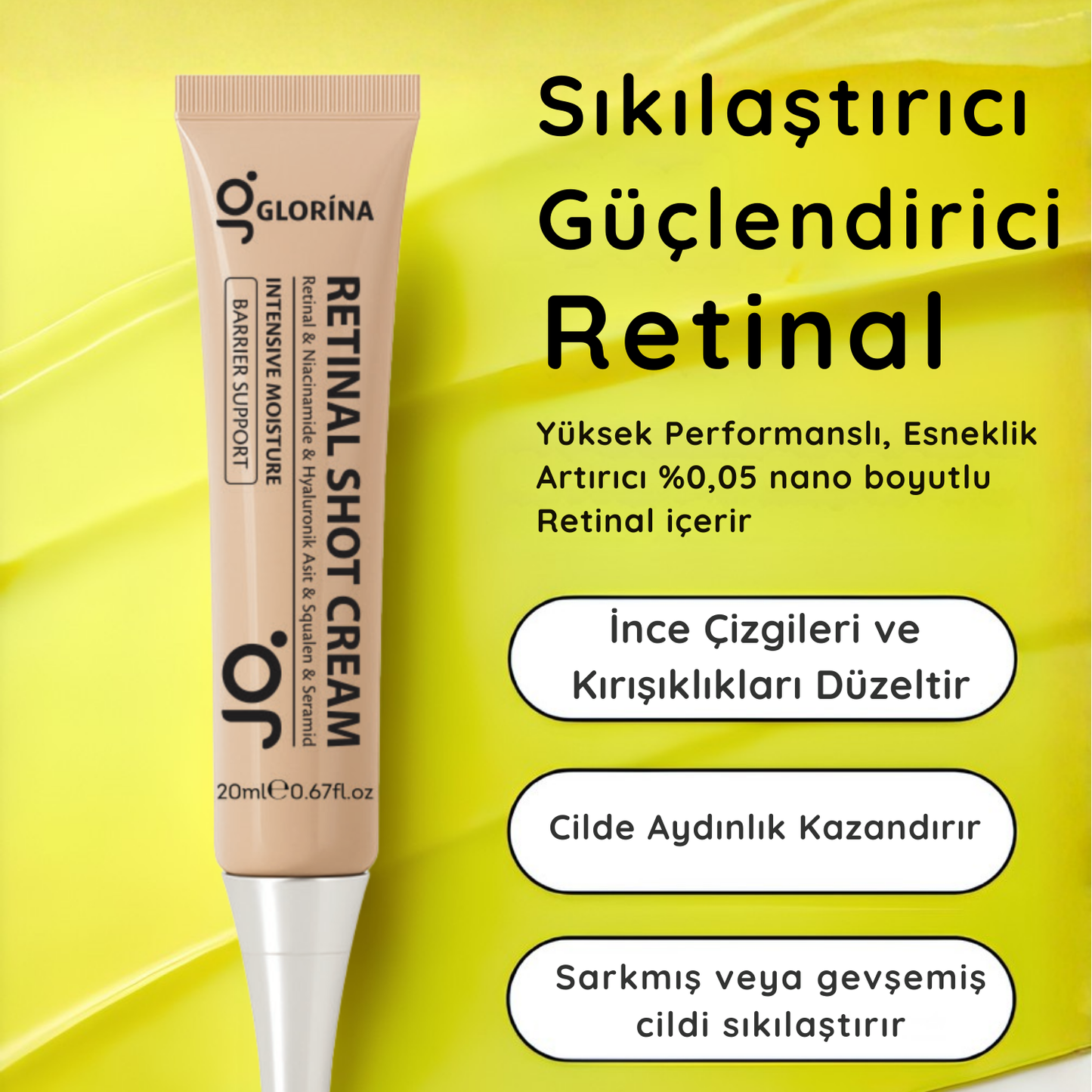 Glorina® Yaşlanma Karşıtı Cilt Onarım Kremi